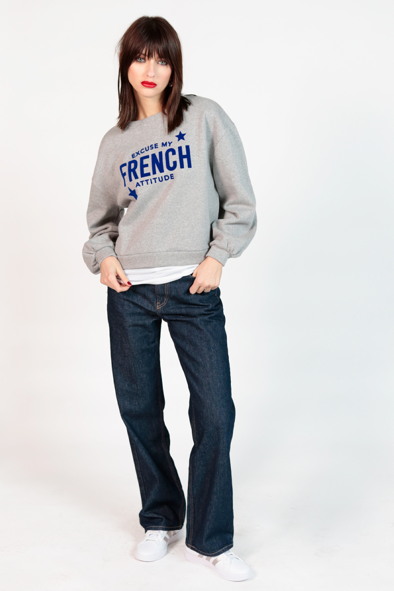 SWEAT  SHIRT LUREX FRENCH – Image 2